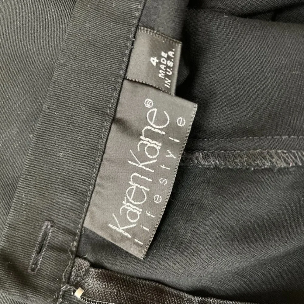 Karen Kane Lifestyle Black Flare Skirt Women's 4 - Picture 6 of 7
